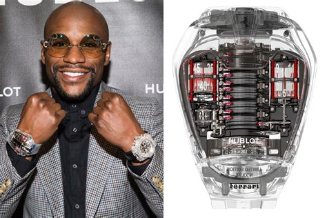 floyd mayweather hublot watch laferrari|Floyd Mayweather jr watch.